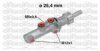 CIFAM 202-752 Brake Master Cylinder